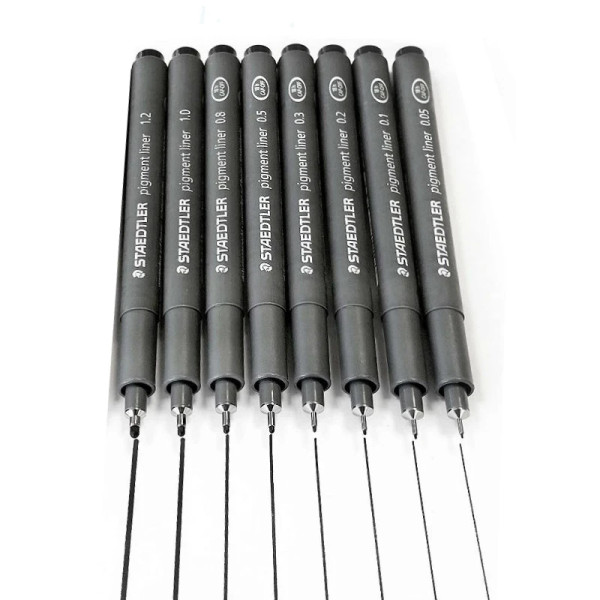 Pigment Liners - Set of 8 Pens