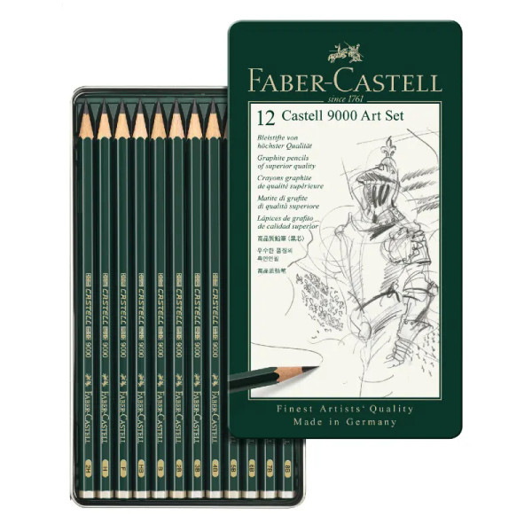 9000 Graphite Pencils - Art Set of 12