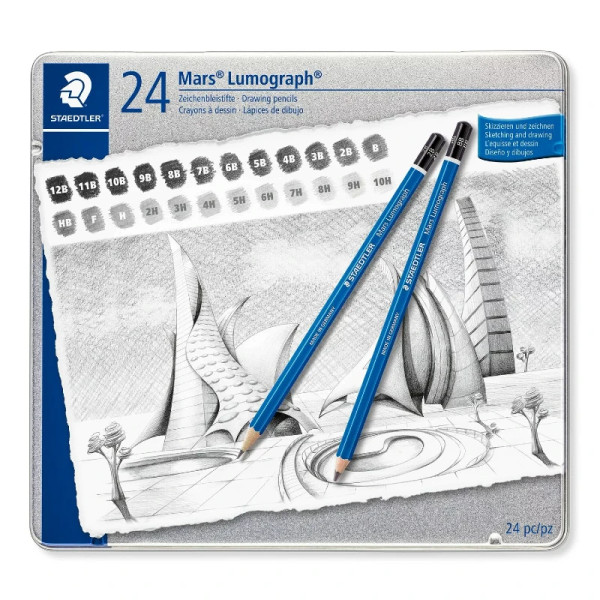 Mars Lumograph 24-Pencil Set