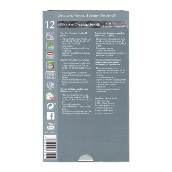 Graphite Pencil Set of 12