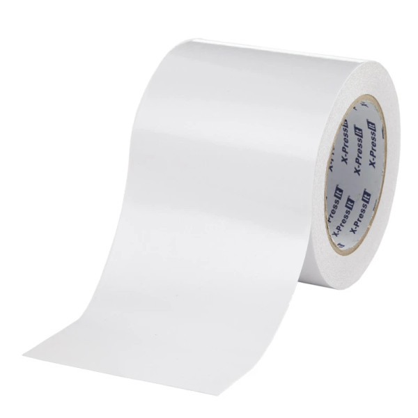 Double Sided Tissue Tape, Low-Tack, 4" x 27 yds.