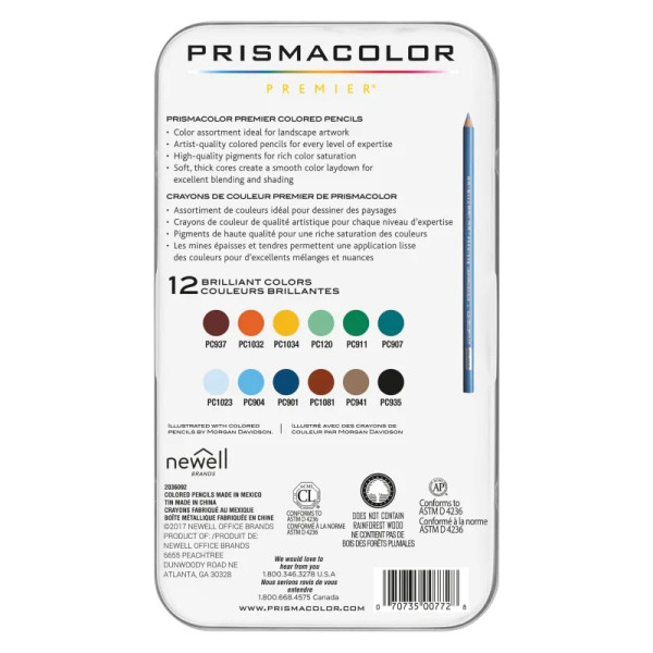 Premier Colored Pencil Set - Landscape