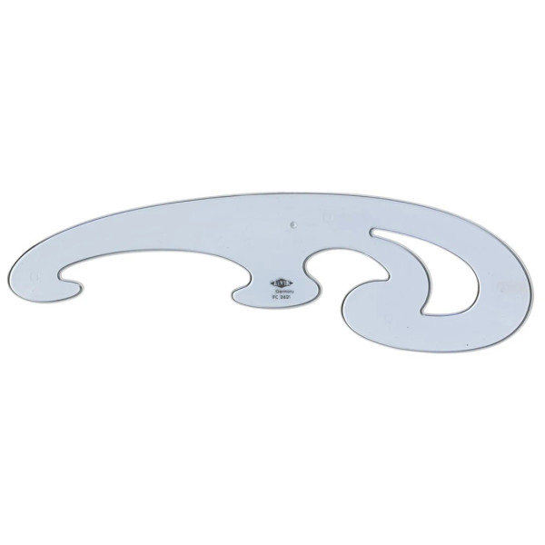 12.5" Smoke-Grey French Curve - Inking Edge