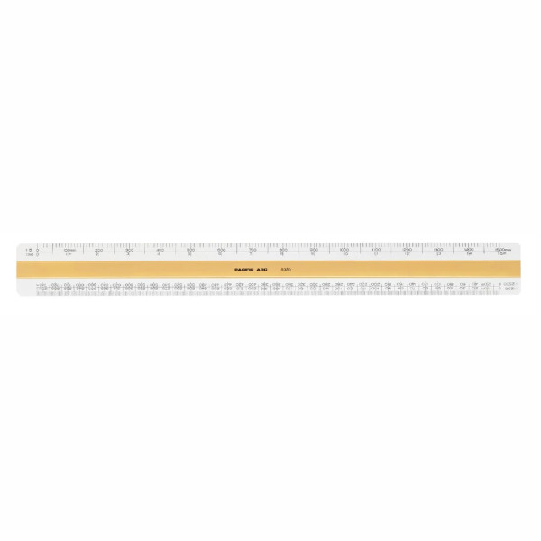 30cm Four-Bevel Metric Architect Scale