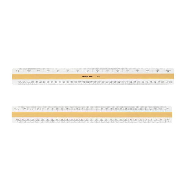 30cm Four-Bevel Metric Architect Scale