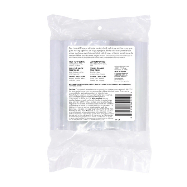 All Temperature Glue Sticks - Standard Size - 4" - 20/pk