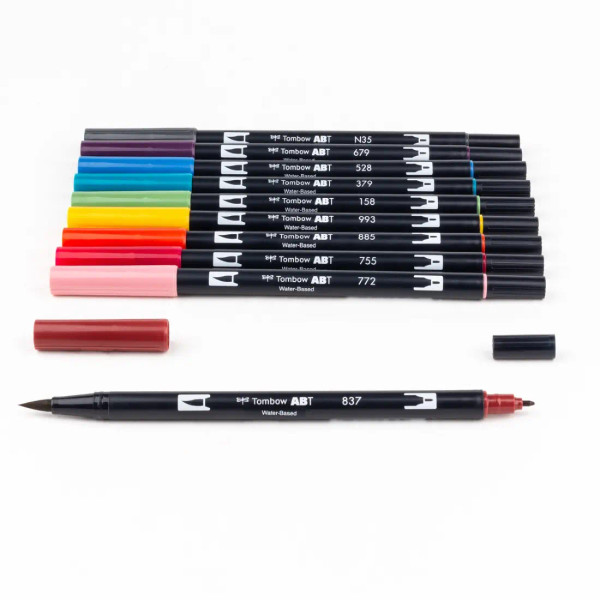 Dual Brush 10-Pen Set - Nineties