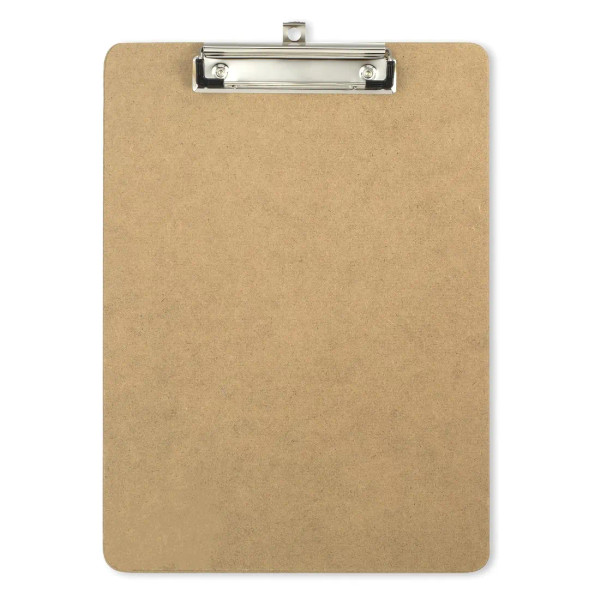 Recycled Wood Clipboard - Letter - Low Profile Clip