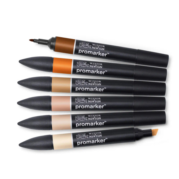 ProMarker Skin Tones #2 6-Color Set