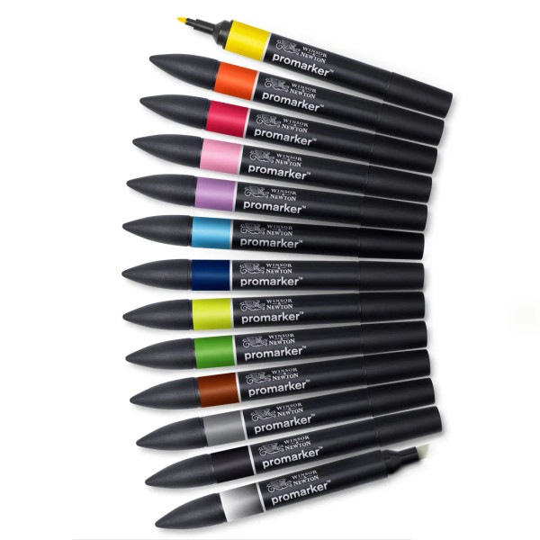 ProMarker Set #1 - 12+1 Color Set