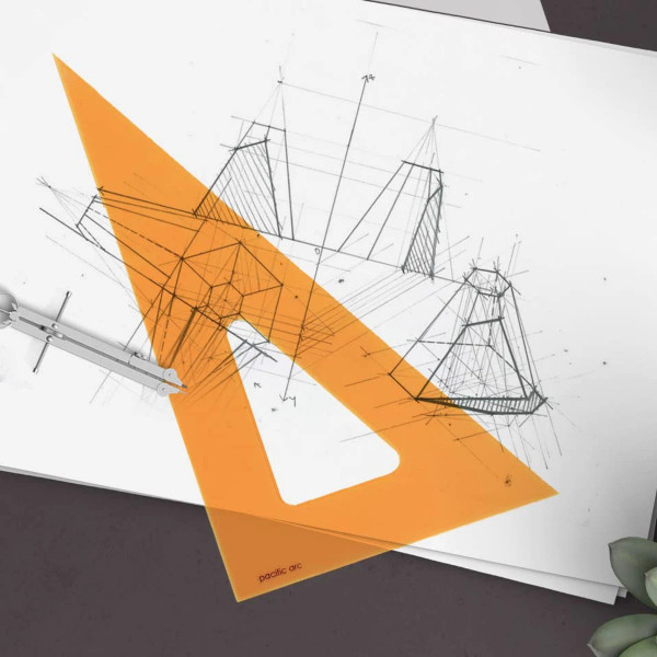 Scholastic Fluorescent Triangles - Inking Edge