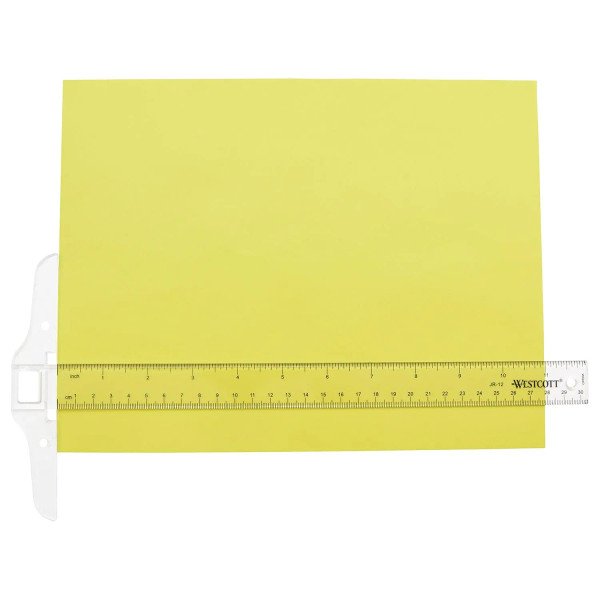 12" Clear Plastic Junior T-Square