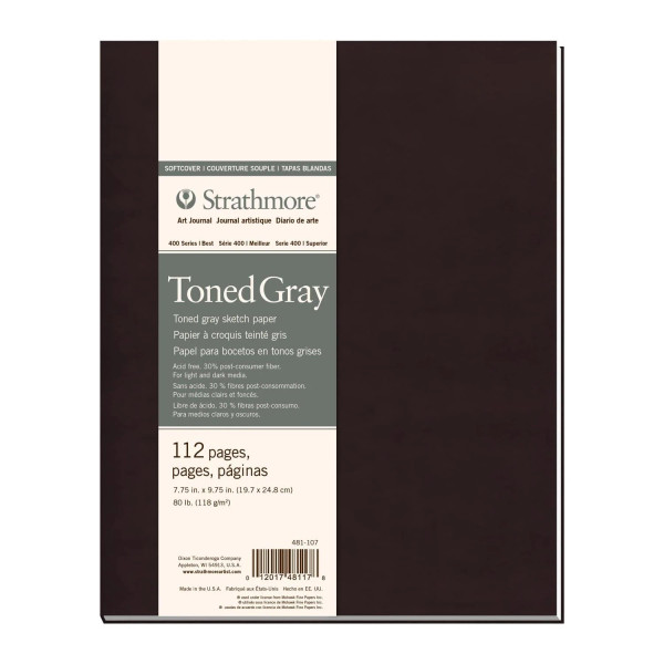400 Series Softcover Toned Grey Art Journals