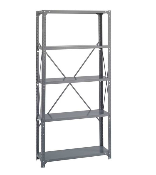 Commercial Steel Shelving 36 x 12, 5 Shelf Kit  