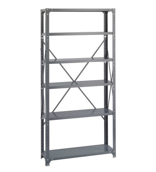 Commercial Steel Shelving 36 x 12, 6 Shelf Kit  