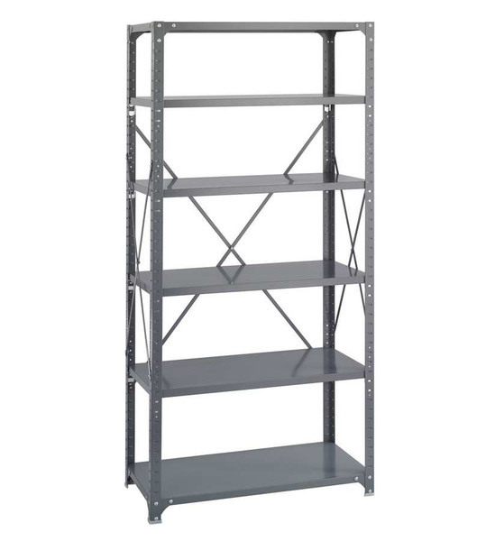 Commercial Steel Shelving 36 x 18, 6 Shelf Kit  