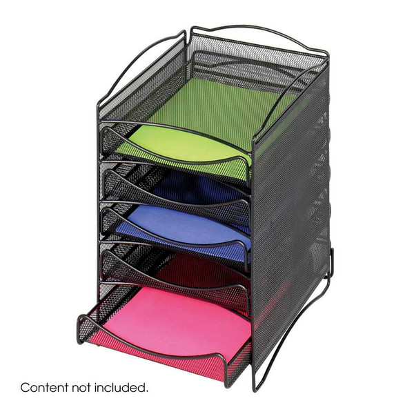 Onyx  5 Drawer Literature Organizer
