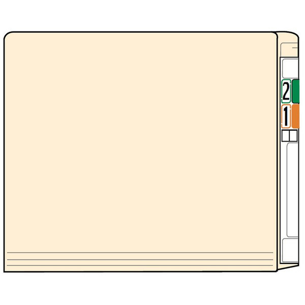 Letter Birth-Date Manila File Folders, Pack of 400