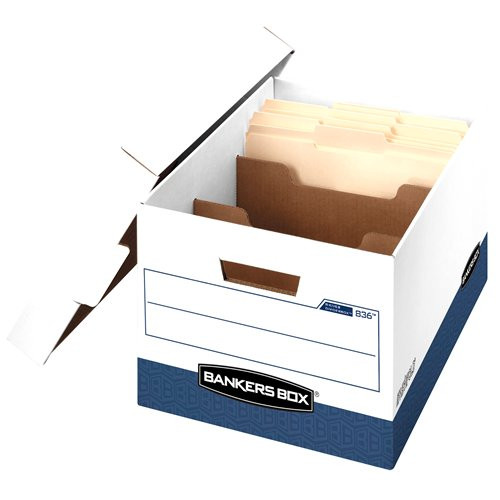 R-Kive Dividerbox Storage Boxes - LETTER, Carton of 12