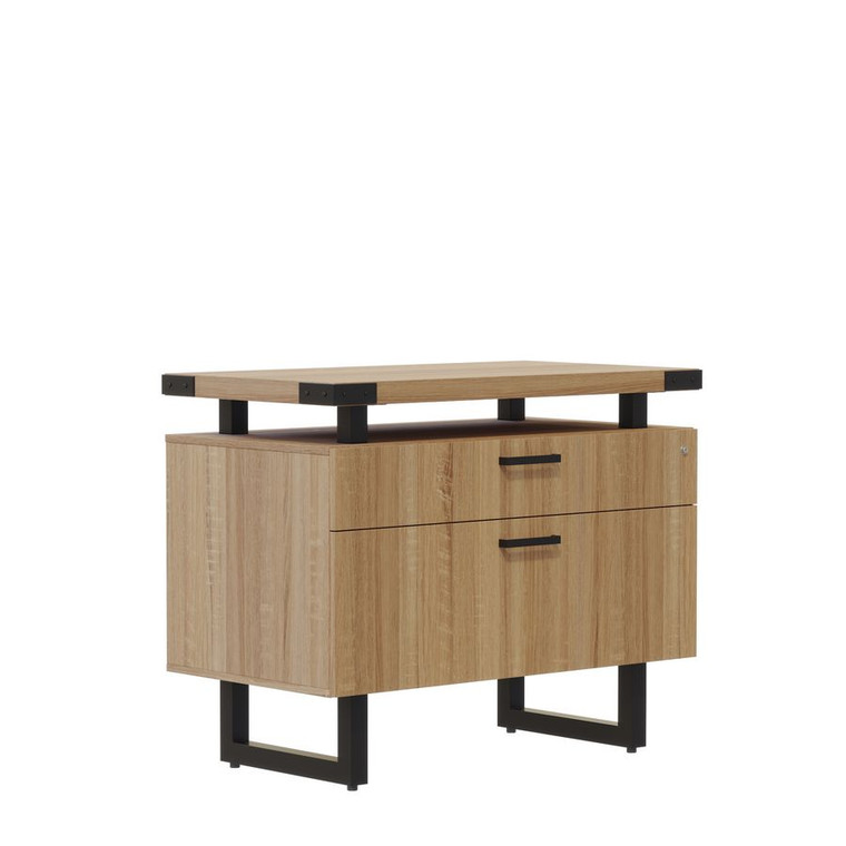 Mirella 36"W Lateral File in Sand Dune