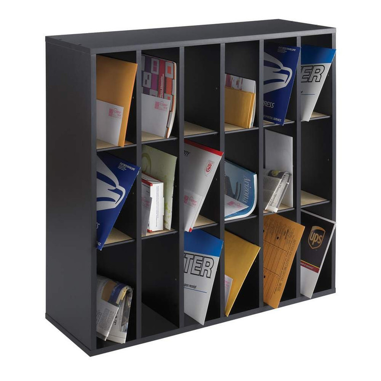 18 Comp. Wood Mail Sorter