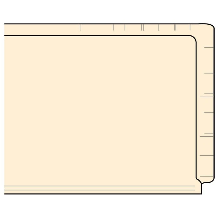 Top Tab and End Tab Reinforced Folders - Legal Sized