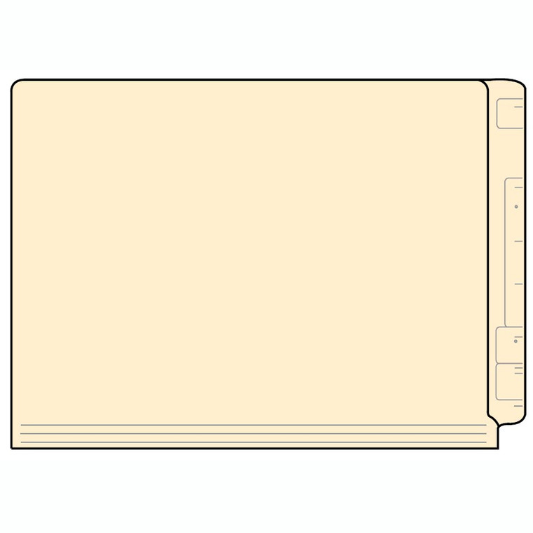 Standard End Tab Manila File Folders - Legal Size