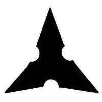 End view of triangular scale