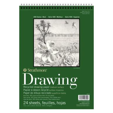 Recycled Newsprint Sketch Pad view 2
