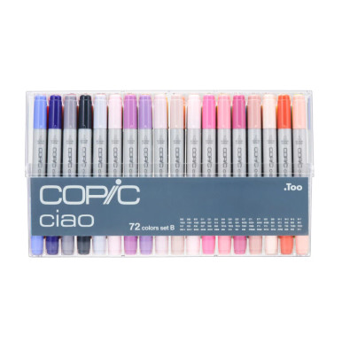 Ciao Marker 72 Color Set - Set B - DEW Drafting Supplies