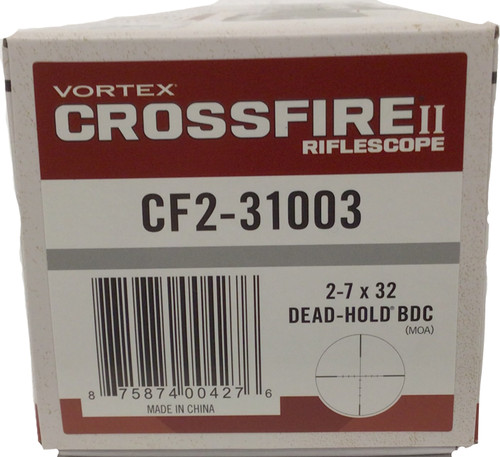 Vortex Crossfire 2-7x32 Scope