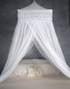 cotton temple mosquito net for queen bed