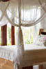Cotton box mosquito net suspended without frame