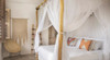 Cotton mosquito net box Queen size lifestyle bedroom view
