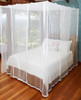 Polyester box mosquito net with all four openings closed