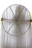 Cotton mosquito netting detail showing 100cm fibreglass hoop