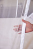 Close-up of polyester mosquito netting 360 holes per inch