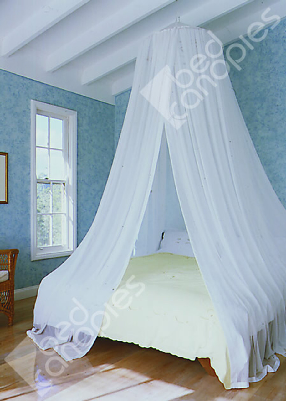 Silk mosquito net bed canopy