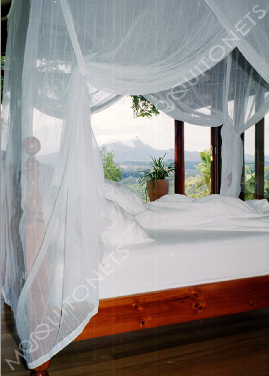 Canopy Bed Curtain. Cotton. Super King