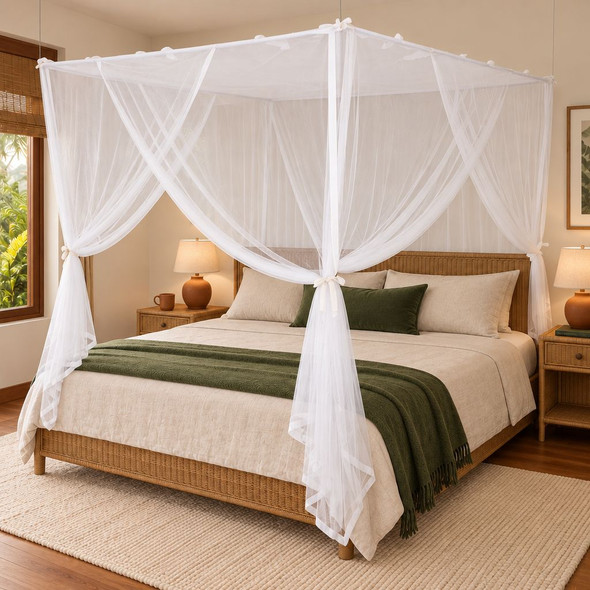 Box mosquito net polyester king