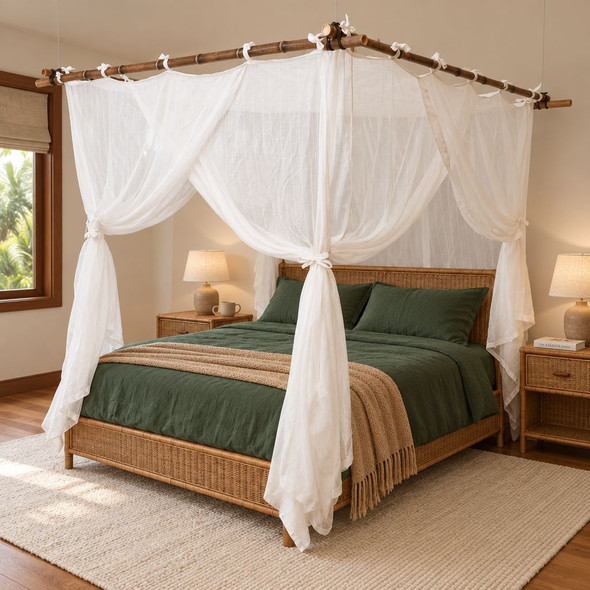Box mosquito net polyester king