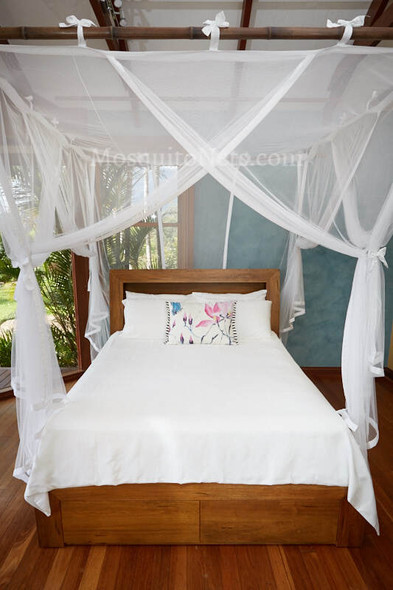 Polyester mosquito net box for Double and Full bed