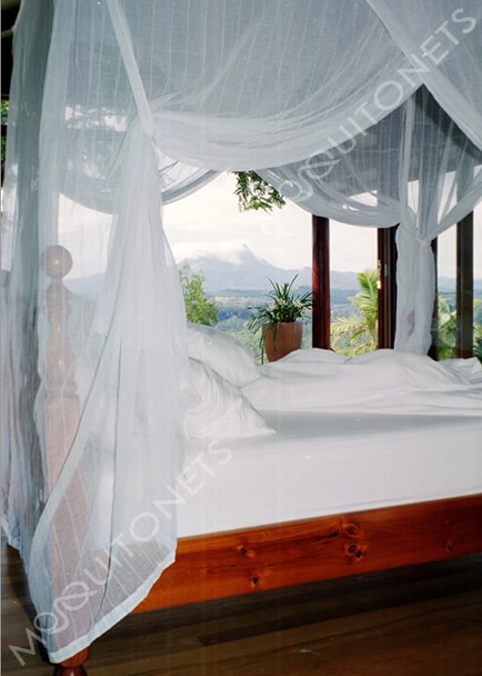 Cotton mosquito net box shape for Double and Full bed