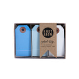 Parcel Tag Trio Box, Blue Mix