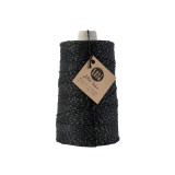 Jumbo Glitter Twine, Black + Prism