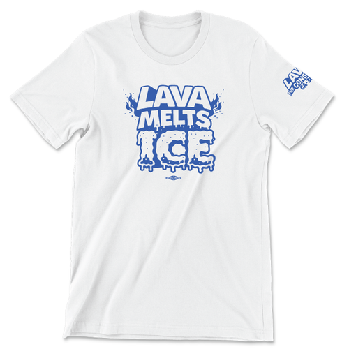 Lava Melts ICE (Unisex White Tee)