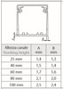 Premium wiring duct - Profile Drawing