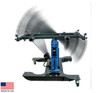 Multi-position panel assembly table with electric tilting and height adjustment.
