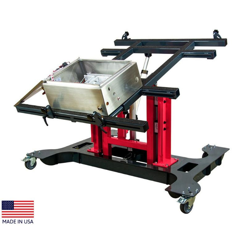 AMTE-400 - Dual Axis Multi-Angle Tilting & Height Adjustable Control Panel Mounting & Assembly Table