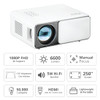 WZATCO Yuva Plus (Upgraded) Native 1080P Full HD 4K Support LED Projector for Home (Brightest 660 ANSI, Largest 4.5” LCD) – 1st in segment